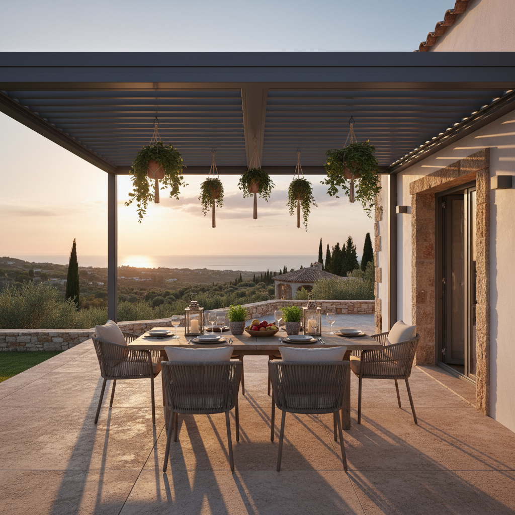 Pergola bioclimatique AGRISERRA